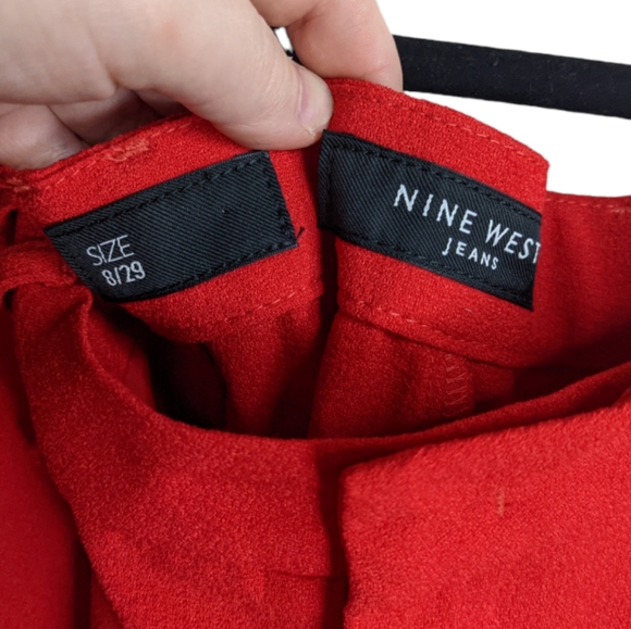 NWT Nine West Coastal Coral Pants 🌺 Size 8/29 - Picture 4 of 12